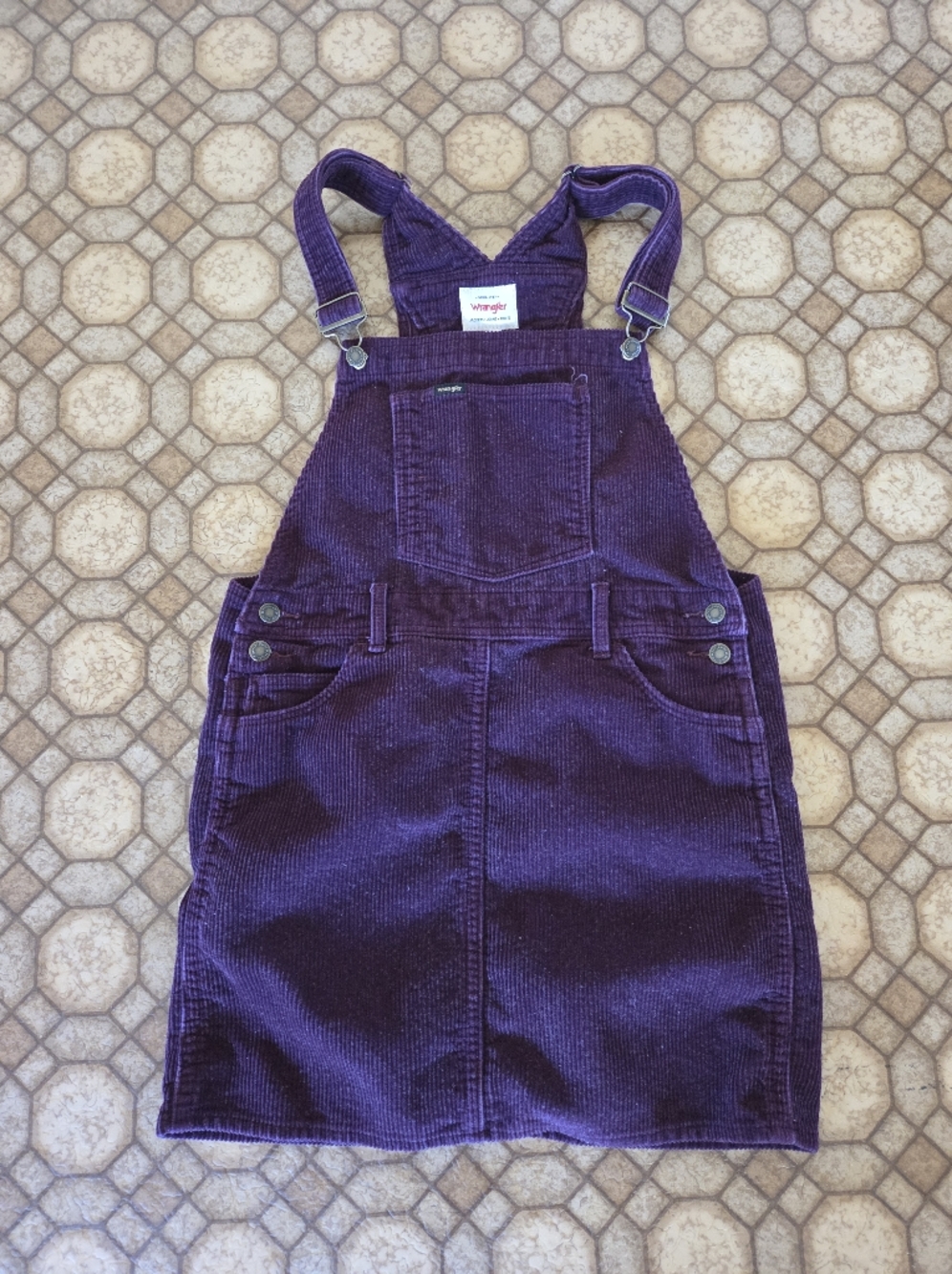 Wrangler Deep Purple Corduroy Overalls